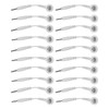 20Pcs Electrode Wires 2.0in Portable Replacement Button Electrode Lead Wires