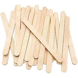 100 Pcs Craft Sticks Ice Cream Natural Wood Popsicle Craft Sticks 4.5 inch Length Treat Ice Pop Sticks for DIY Crafts