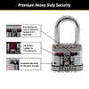 Master Lock M5XTRILF Magnum Heavy Duty Outdoor Padlock with Key,