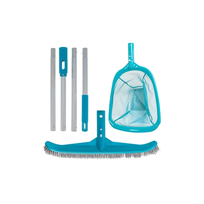 U.S. Pool Supply Pool Maintenance Kit with Leaf Skimmer Net,