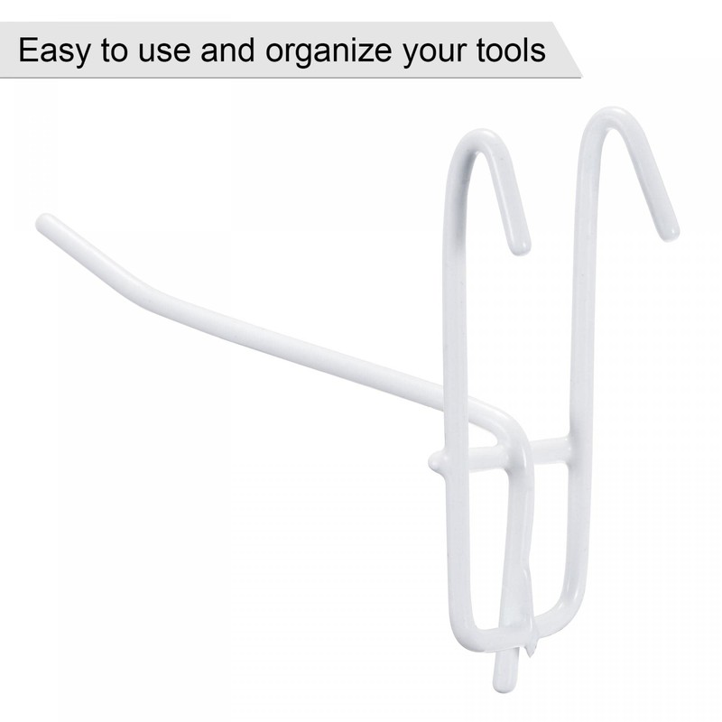 sourcing map Grid Wall Display Hooks Store Garage Storage Wall