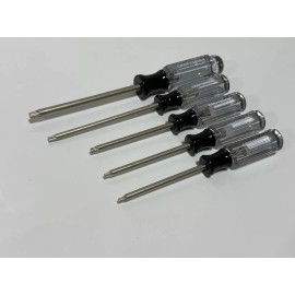 Craftsman USA 41404 (NOS) 5pc Torx T10 to T30 Screwdriver Set, Sealed in Plastic