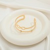 WOWORAMA Infinity Gold Cuff Bracelets for Women Chunky Layered Bangles
