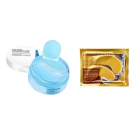 60 Parches Ácido Hialurónico Contorno Ojos Y Par 24k Ojeras                                                                                           