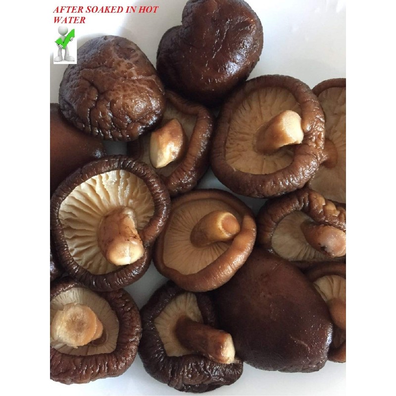 PREMIUM DRIED SHIITAKE CHINESE MUSHROOM SIZE 5-6 cm, 1 LB