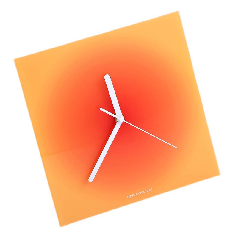 Modern Wall Clock Ins Style Acrylic Finely Polished Vibrant Colors