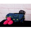Unbranded Blue Cat Gothic Makeup Bag Aesthetic Organizer Brand New