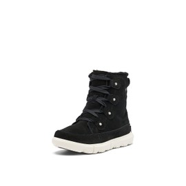 Sorel Women's Explorer Next Joan Waterproof Boots - Black, Fawn - Size 9.5