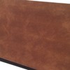 Color Block Flat Canvas Clutch, Brown