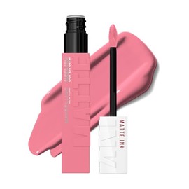 Maybelline Labial líquido mate Superstay Matte Ink Tono 10 Dreamer, 5ml - Lipstick matte de larga duración, color intenso por hasta 16H, alta pigmentación, no transfiere