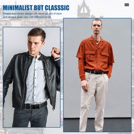 GSG SINCE 1998 Belt for Men 38 mm Leather Belt for Jeans & Leisure Jeans Belt with Gift Box M22068, 2-black