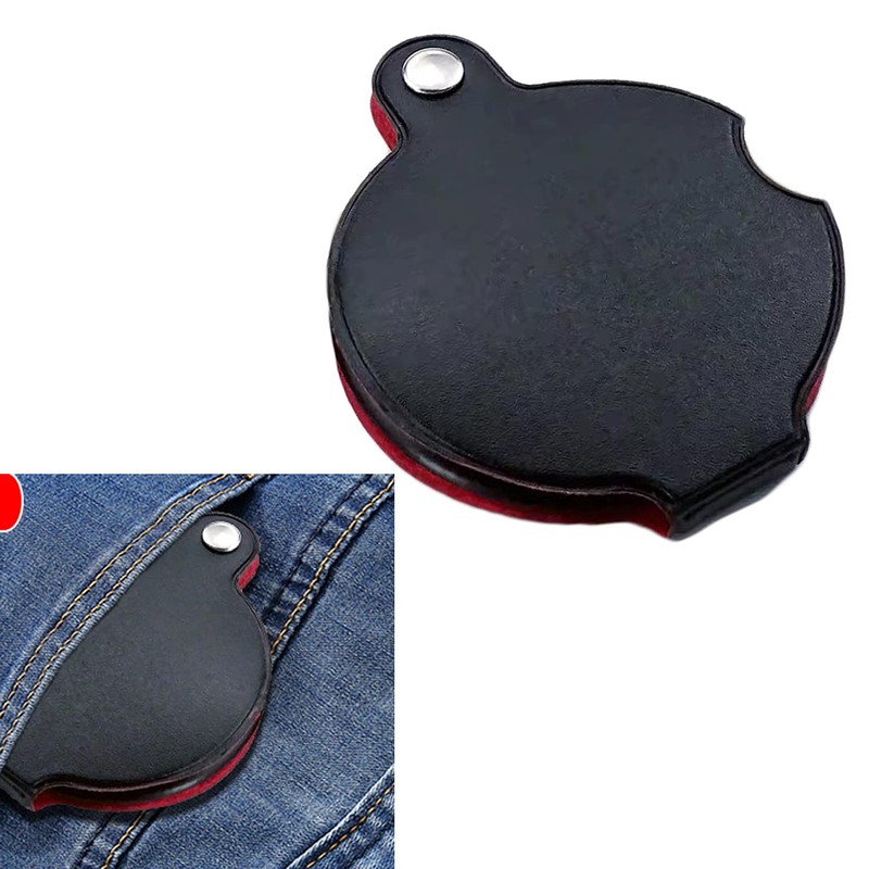3pcs Mini Magnifying Glass 10X Folding Pocket Magnifier 50mm Loupe