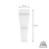 Sliding Hooks in White for Picture Rails Gallery Rails -