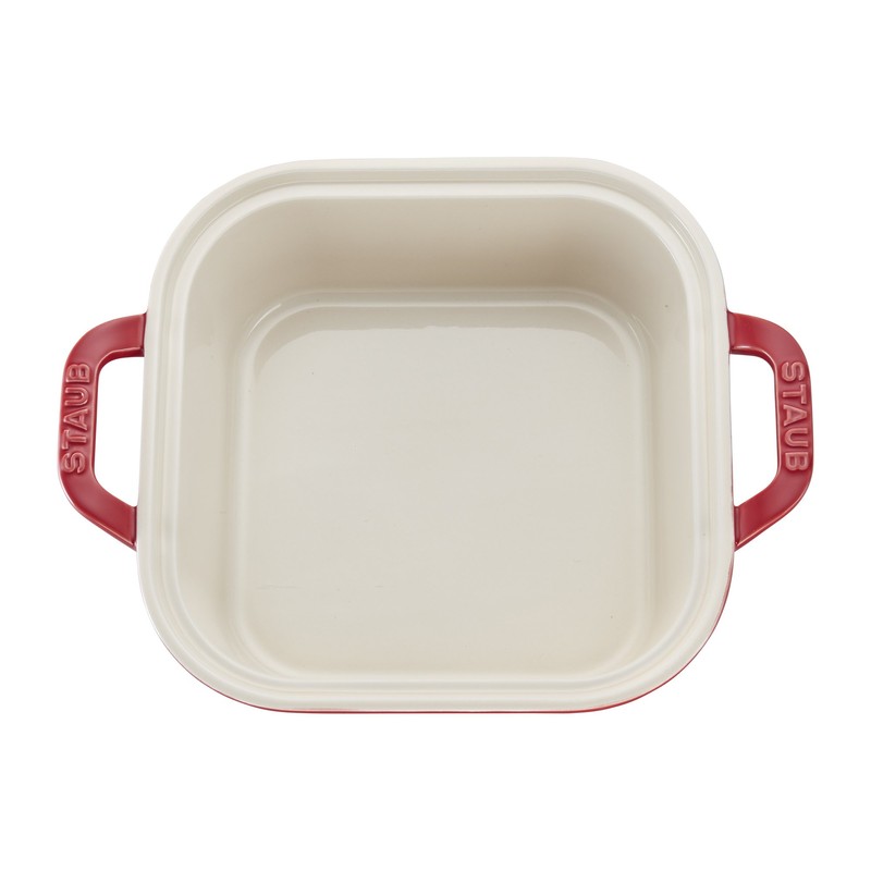Staub Ceramics 4-pc Baking Dish Set-Cherry