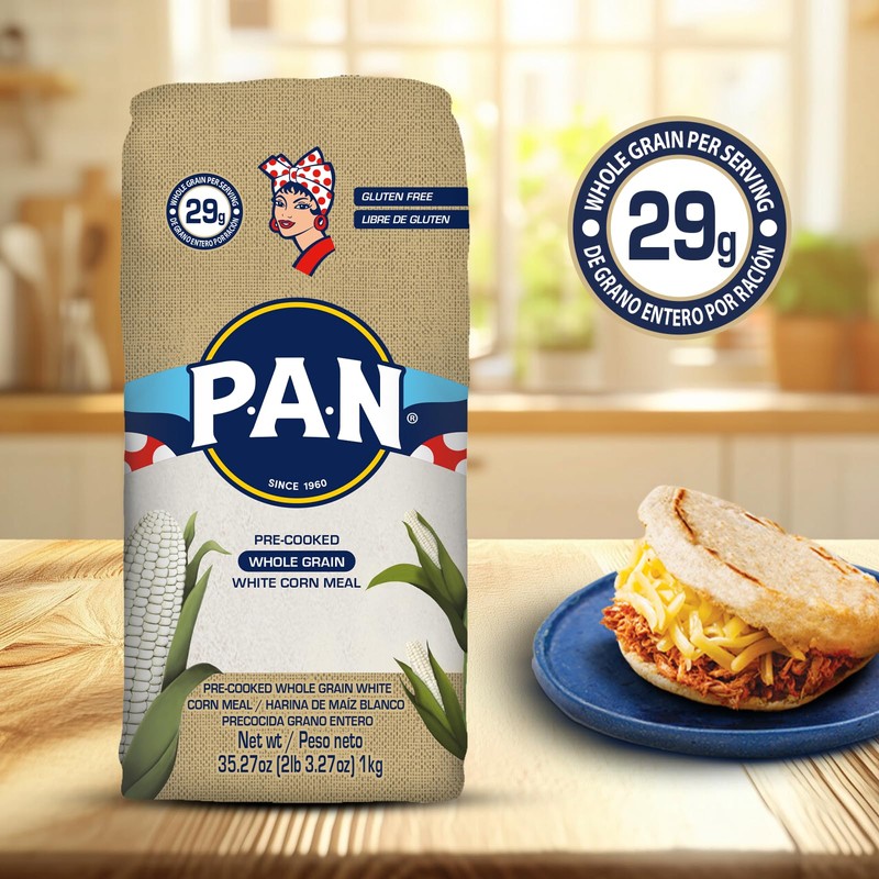 P.A.N. Whole Grain White Corn Meal – Pre-cooked Gluten Free