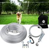 Snagle Paw Dog Tie Out Runner for Yard,Trolley System for