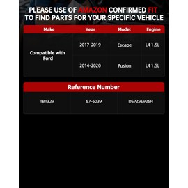 OKLPF Electronic Throttle Body Compatible with Ford Models Escape Fusion 2014-2020 L4 1.5L，Replacement Number TB1329