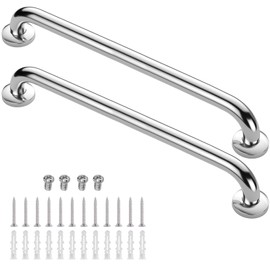 Gotega Shower Grab Bar 2 Pack, Stainless Steel Bathroom Grab Bar Shower Bath Handle Grab Bars for Bathtub Showers 42 Inch