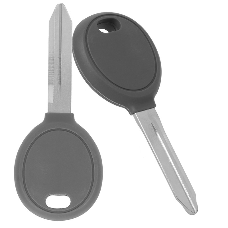2Pcs Transponder Ignition Car Key with 46 Ceramic Chip Fit