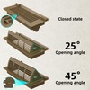 Floor Vent Cover 2 Pack, Heat Air Vent Deflectors for