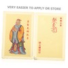 Operitacx Educational Brass Card Chinese Ornament Graduation Metal Card Respectful