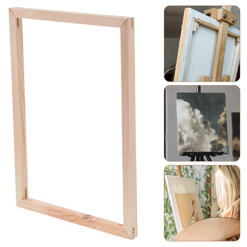 VICASKY Solid Wooden Canvas Frame Oil Painting Frame Set DIY