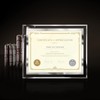 SESEAT 8.5 x 11 Certificate Document Frame Packs4 Diploma Glass