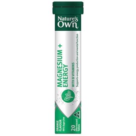 Nature's Own Magnesium + Energy Effervescent 20 Tablets