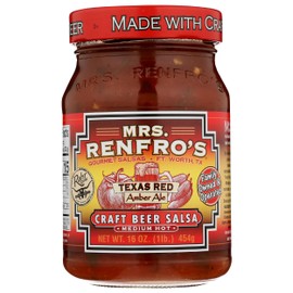 Mrs. Renfro's Texas Red Craft Beer Salsa, 16 Ounces (Pack Of 6)