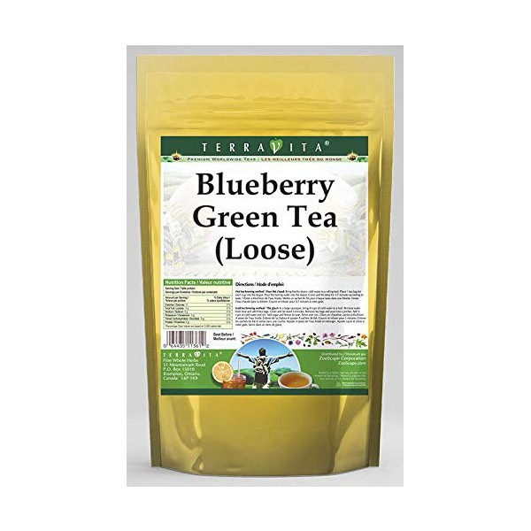 Blueberry Green Tea (Loose) (8 oz, ZIN: 510069)