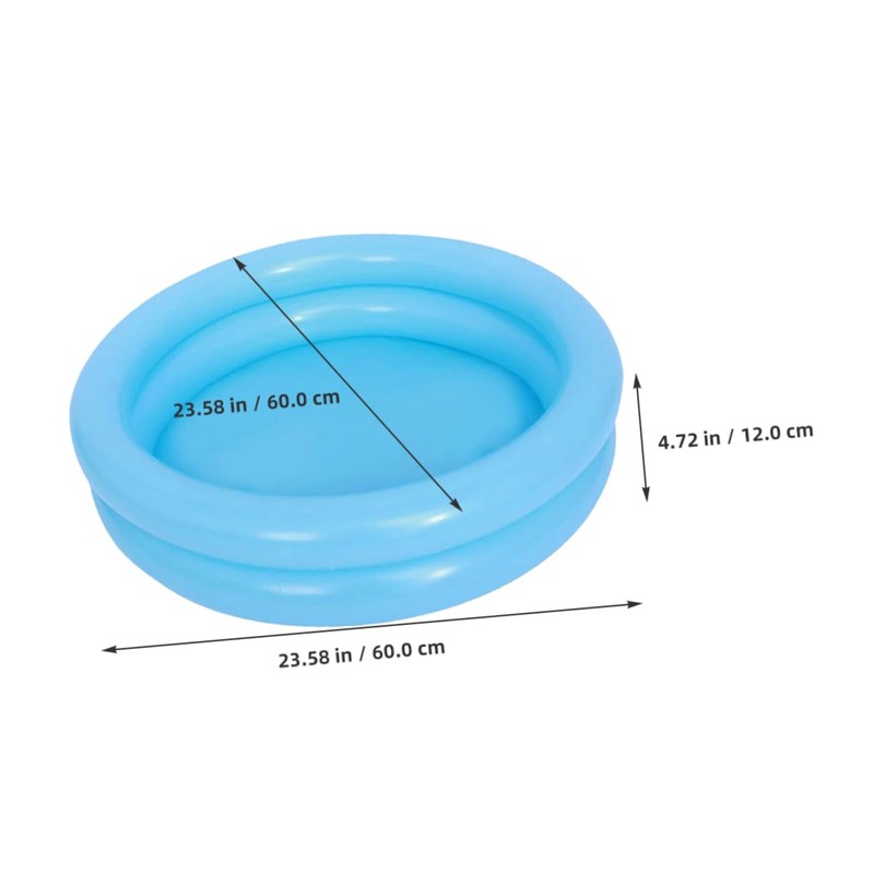 YARNOW 2 Sets Inflatable Baby Pool Small Round Boys and