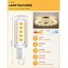 Wonkelly G9 LED Bulbs, Warm White, 5W, 500LM, 3000K, Replacement