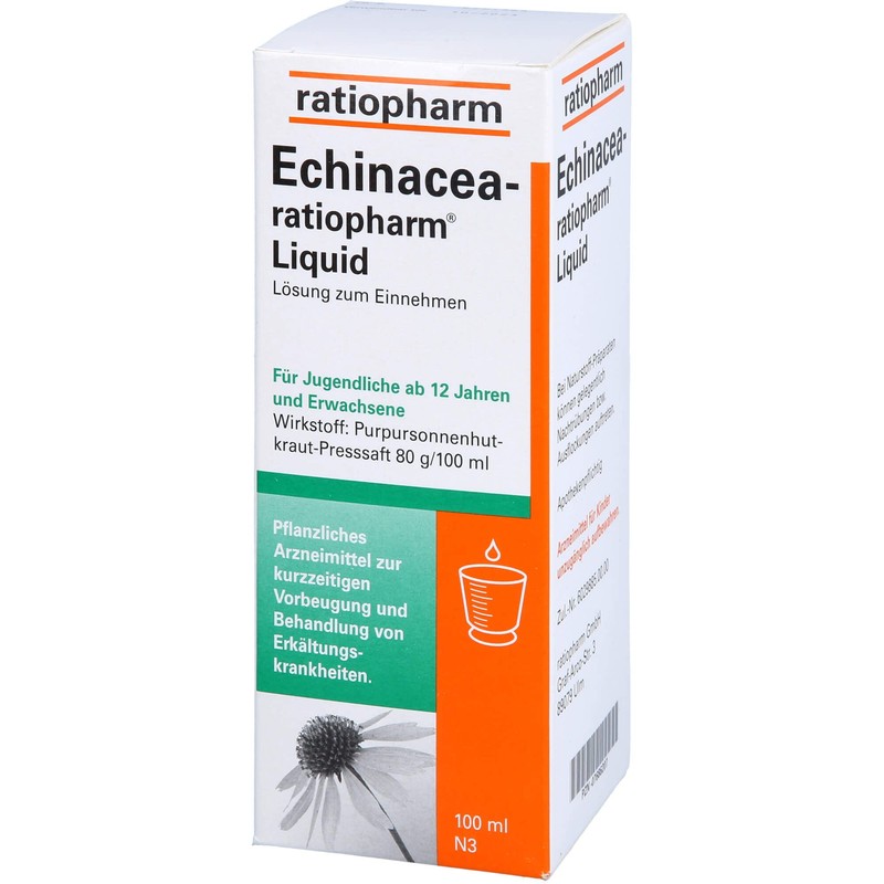 Echinacea-ratiopharm Liquid Herbal Immunostimulant 100 ml Solution