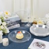 WELLIFE Clear Party Plates 10 Inch -150 Count for Party,
