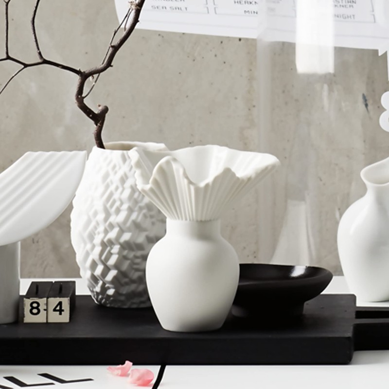 Rosenthal Falda White Matt Vase 10 cm