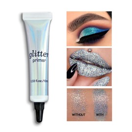 Glitter Eyeshadow Primer, Long Lasting & Smudgeproof Eye Makeup Base Gel, Matte Eyeshadow Base for Oily Lids, Pack of 3