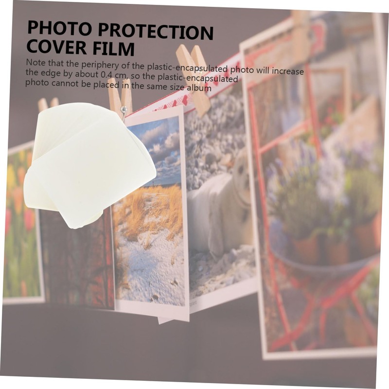 Operitacx 3-Pack Photo Laminating Film 300pcs Waterproof Plastic Protective Sheets