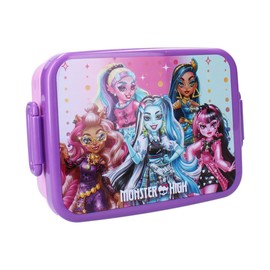 My sweety pop - Lunch Box - Monster High - For Kids - Nursery - School - Holiday - Meal - 16cm - For Girls - Purple/Pink - Gift Idea