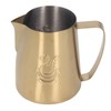 Frothing Cup 420ML 304 Stainless Steel Streamlined Cup Body Design