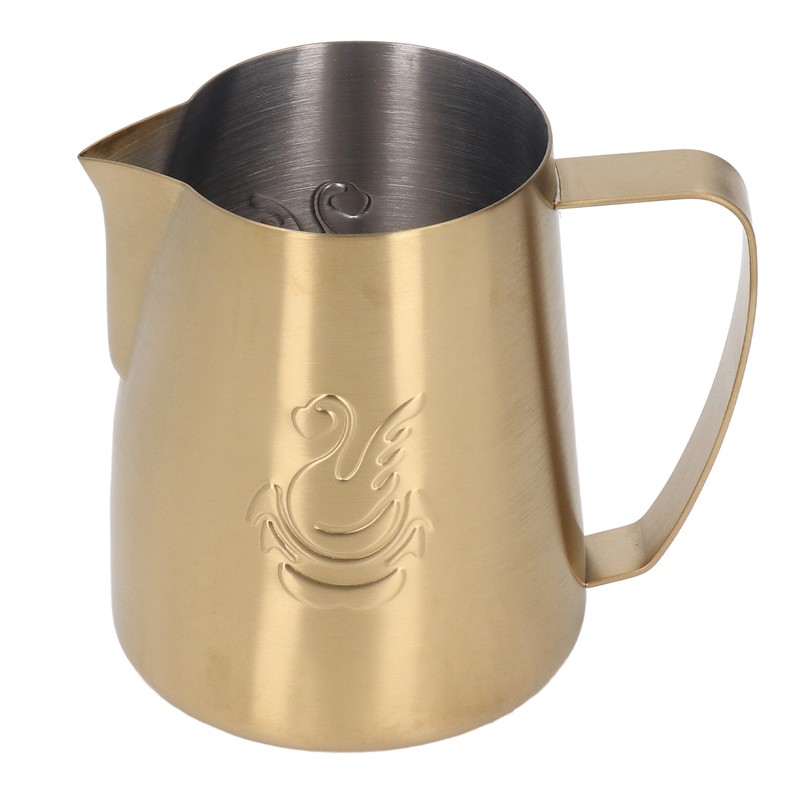 Frothing Cup 420ML 304 Stainless Steel Streamlined Cup Body Design