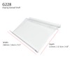 Moulded Slatwall Sloping Shelf with Lip for Shoes and Jewellery