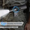 ULTRAFIRE Flashlight Holder for Duty Belt, Tactical Rotatable MOLLE Torch