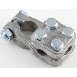 2-4/0 Ga. No-Crimp Three-Way Positive Lead Battery Terminals (1 per pack)