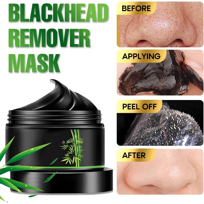 Kit de Mascarilla Eliminadora de Puntos Negros de Carbón Despegable