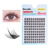 Derpilo Partial False Eyelashes, 100 Bundles, Matsueku, 3D False Eyelashes,