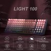MAGEGEE Light100 Creamy Keyboard Wireless, 96% Gasket Hot Swappable Keyboard