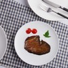 MBBITL Porcelain Appetizer Plates Set of 3, 5 Inch White