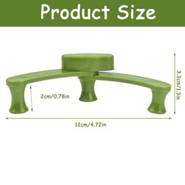 QIUMING Plant Stem Trainer Clips, Plant Support Clips, Plant Bender, Plant Bender, 360 Degree Plant Trainer for Low Load, for Fixing and Changing the Growth Direction (10, Green)