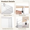 Under Desk Drawer Desk Side Storage, Adjustable Clamp On Mesh