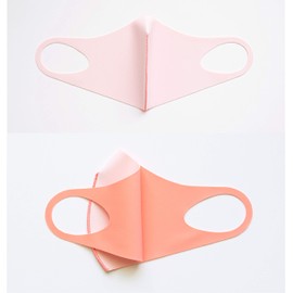 maskfactory COOL (MIPAN aqua-X) + aerosilver, Reusable, Breathable Color Face Mask (3 Pack) (X-Large, Light Pink - Pink)